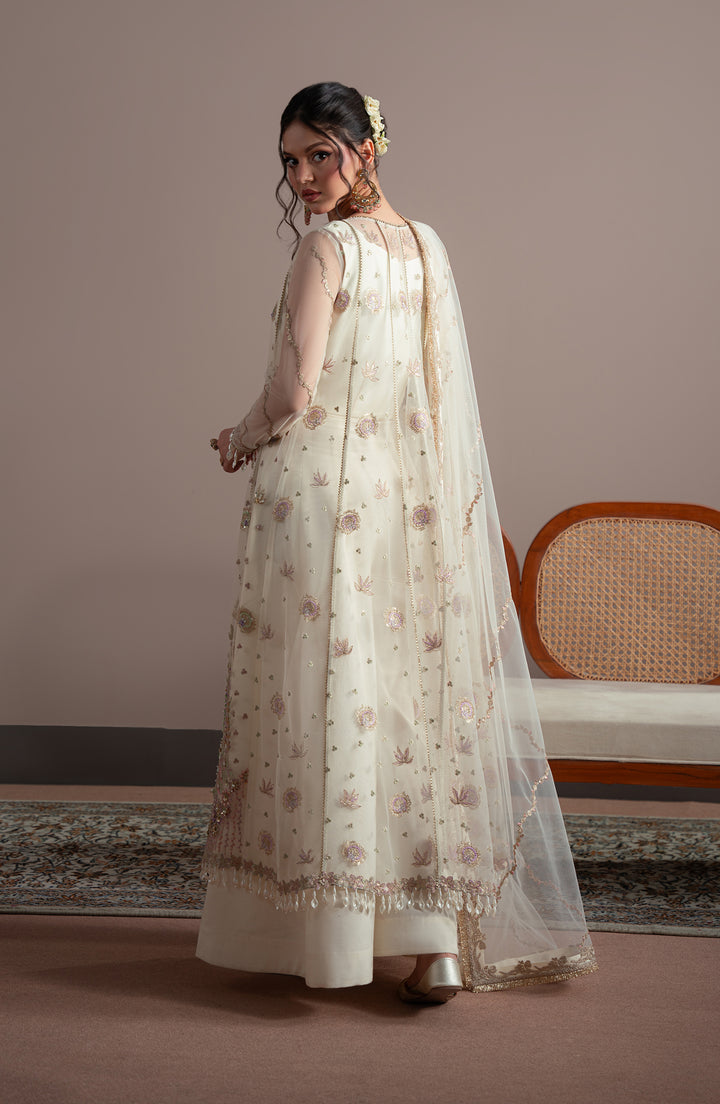 Side angle of FAYRA Shirt outfit – Pret Collection Elvin by Fabiha Fatima