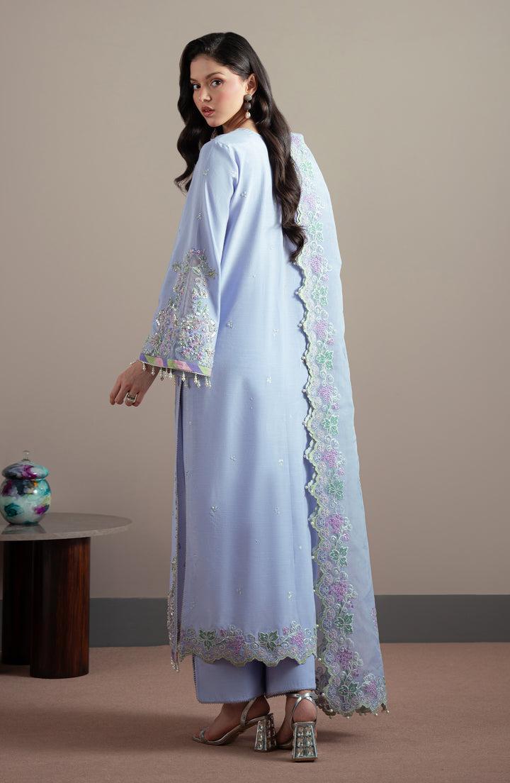 Back view of IRIS Shirt styled in Pret Collection Elvin by Fabiha Fatima