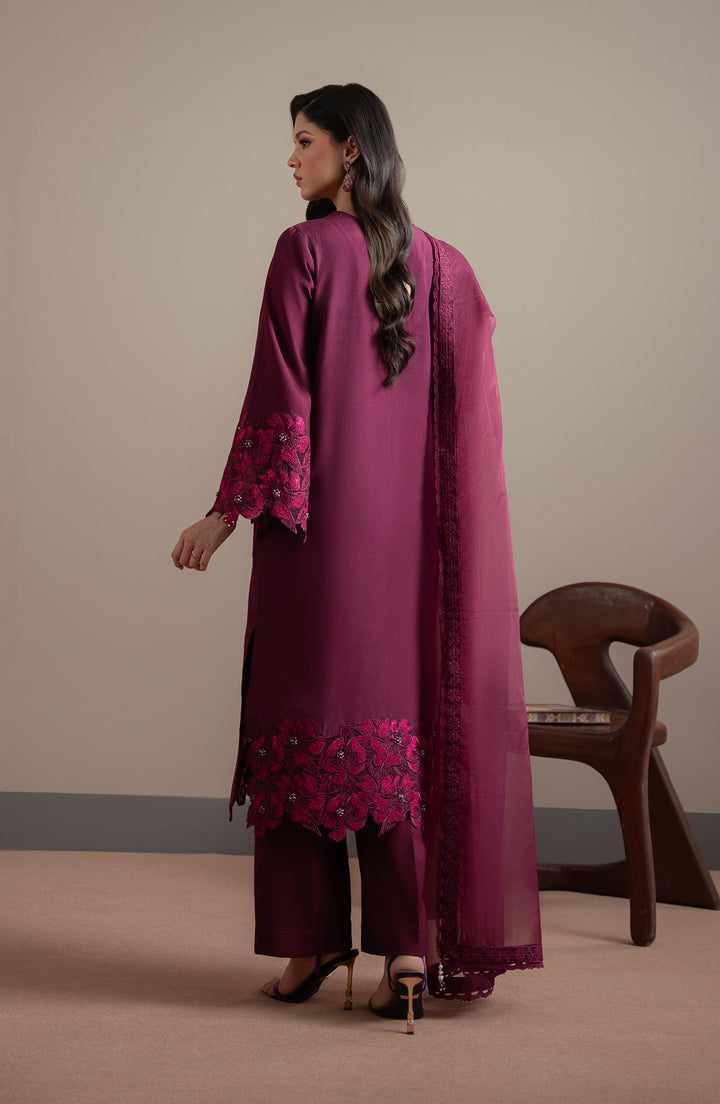 Back side of Lazel Shirt styled in Elvin Collection by Fabiha Fatima