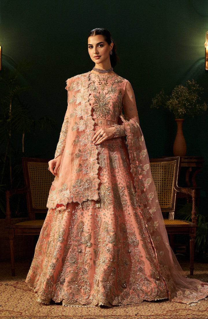 Rose Maxi dress styled for formal event by Fabiha Fatima